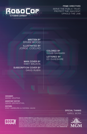 Read RoboCop: Citizens Arrest  3 Page 2 in English