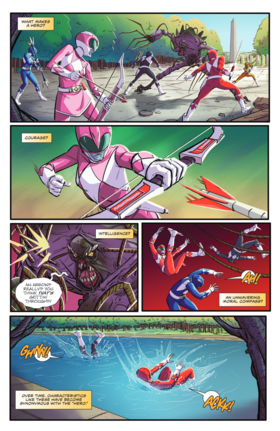 Read Mighty Morphin Power Rangers  11 Page 3 in English
