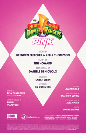 Read Mighty Morphin Power Rangers: Pink  3 Page 2 in English